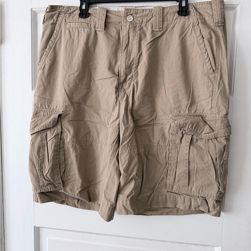 Nautica jeans co cargo cotton khaki shorts 38